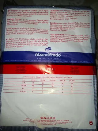 Camiseta Térmica Abanderado Algodón Invierno