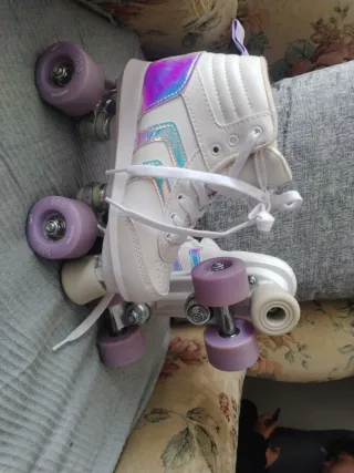 Patines blancos talla 34