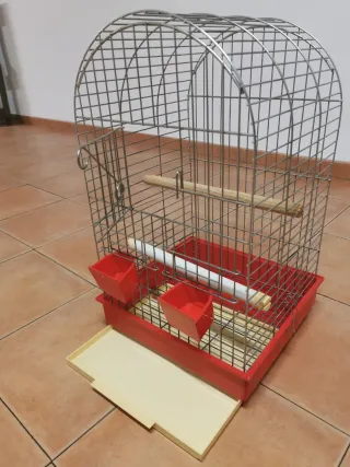 Jaula para ninfas y cotorras