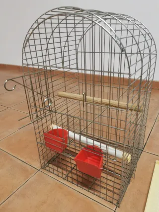 Jaula para ninfas y cotorras