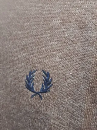 Jersey Fred Perry Marrón Talla XXL