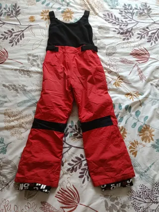 Pantalón de esquí Soll rojo talla M