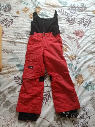 Pantalón de esquí Soll rojo talla M