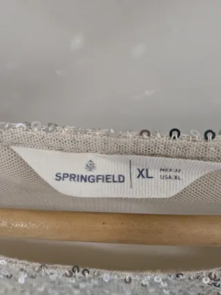 Top lentejuelas plateado