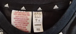 Camiseta Adidas Talla 13-14 Negra