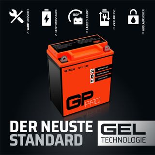 Batería GP-PRO GB12AL-A 12V 12AH Moto