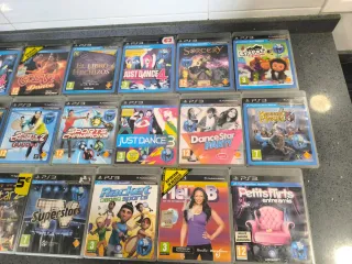 Lote Juegos PS3 + 2 Mando Move, cámara y libro