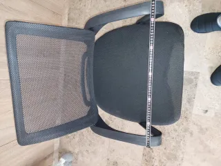 Silla giratoria de oficina/escritorio negra