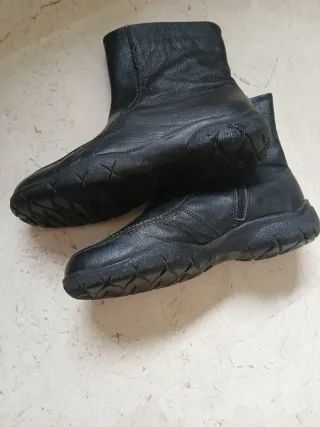 Botin de piel forrado para el frio