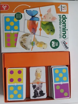 Dominó Infantil Photo Animals Diset