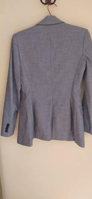 Chaqueta Blazer Zara Talla XS Gris