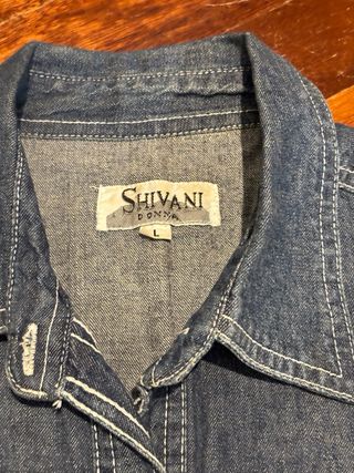 Classic Denim Shirt Jacket – Blue Western Style