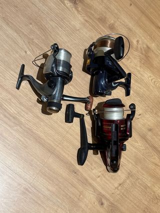 Pack 3 carretes pesca