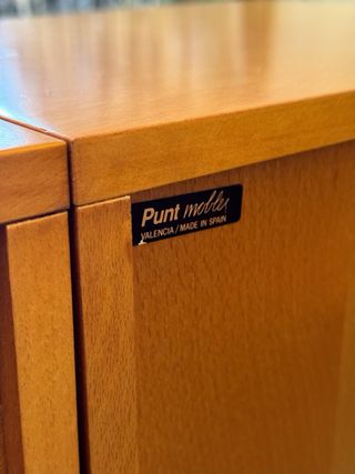 Aparador Ondulado Punt Mobles 1980s