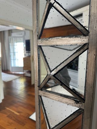 Espejo decorativo metal y cristal