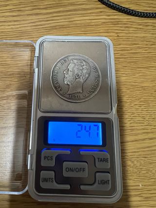 Moneda Amadeo I Rey de España 1871