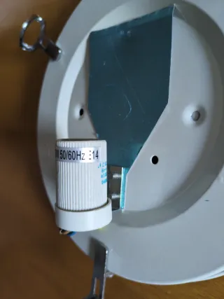 Plafón techo 25cm cristal y metal