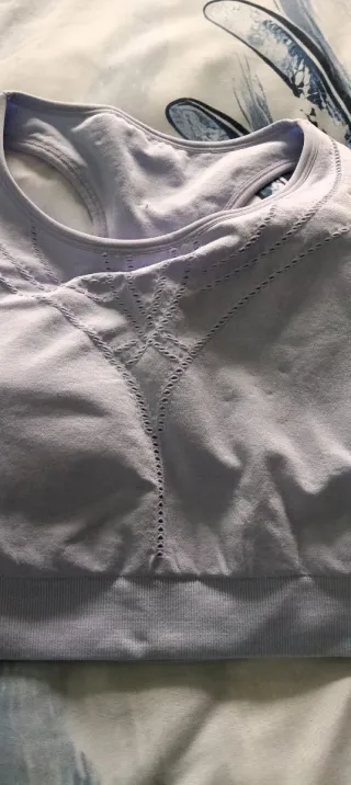 Sujetador deportivo lila XXL