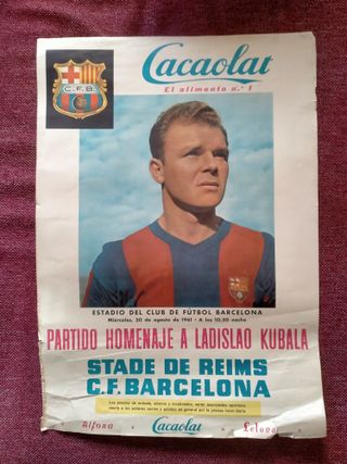 Lote 3 Posters Vintage F.C. Barcelona Cacaolat