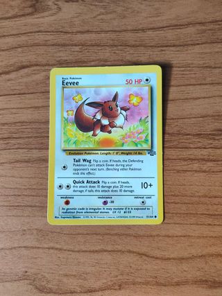 Carta Pokémon Eevee Jungla
