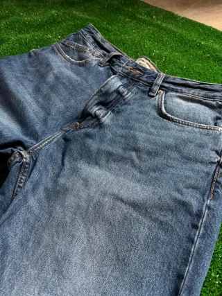 Pull&Bear Vaqueros Cortos Azules