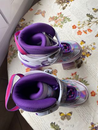 Patines 4 Ruedas Niña Morado