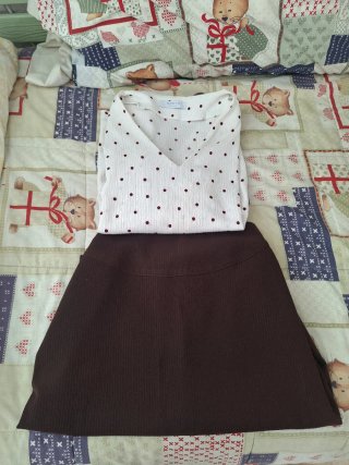 Blusa y falda mujer T L