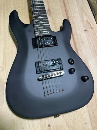 Guitarra Eléctrica Schecter C-7 SGR Midnight Black