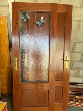 Puertas madera maciza sapely