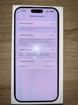 iPhone 16 Pro Max 256GB Negro con garantia 6 meses