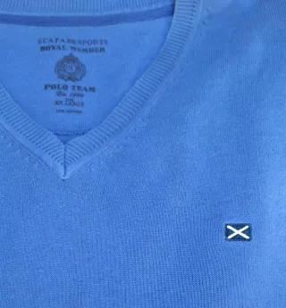 Jersey Scapa Sports Algodón XXL Azul