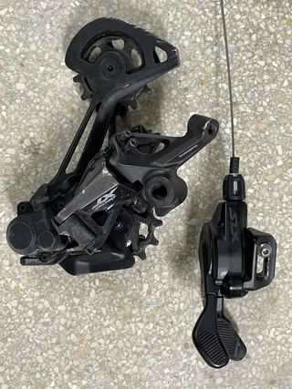 Cambio Shimano XT y Pulsador SLX