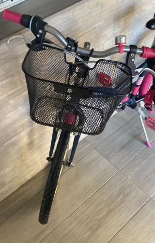 Bicicleta niña Btwin 500 rosa