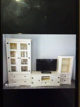 Mueble de salón modular blanco. Precio negociable