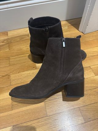 Botines Zara Marrones Talla 38.