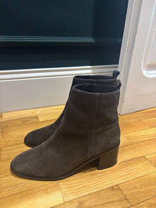 Botines Zara Marrones Talla 38.