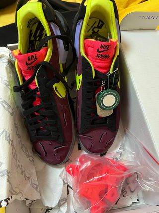 Zapatillas Nike Blazer x Acronym Verde Púrpura