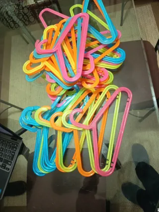 Perchas Infantiles Ikea Plástico Colores Surtidos