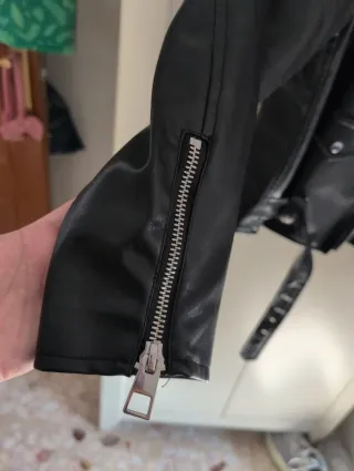 Chaqueta cuero Mango Talla L