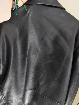 Chaqueta cuero Mango Talla L