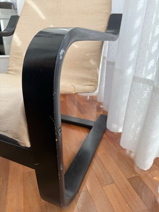 Poltrona Poäng IKEA nera