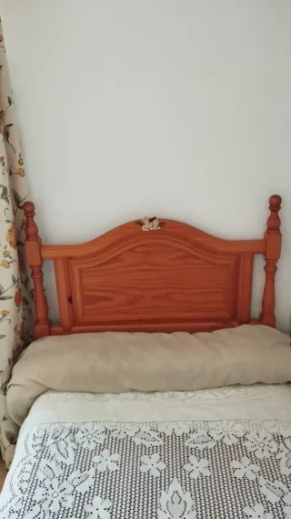 Dormitorio madera 4 piezas