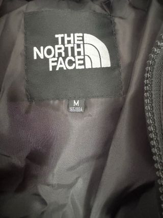 The North Face plumífero negro talla M