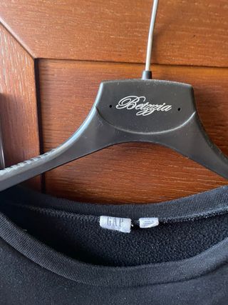 Sudadera GAP Negra Logo Estampado