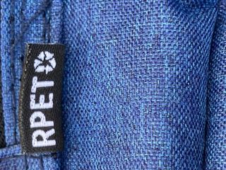 Zaino blu con logo aereo