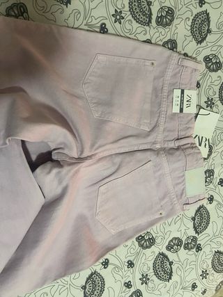 Pantalón Zara Rosa Talla M