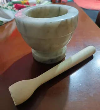 Mortaio vintage in marmo