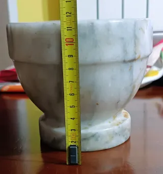 Mortaio vintage in marmo