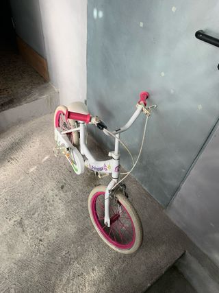 Bicicleta Niña Aro 16 Princesa Blanca