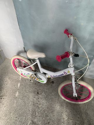 Bicicleta Niña Aro 16 Princesa Blanca